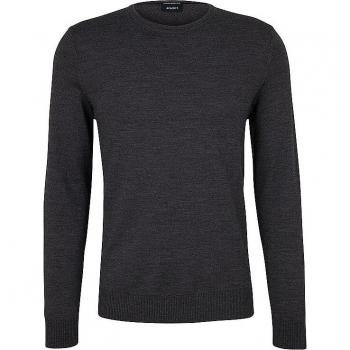 Jersey de punto fino para hombre JOOP! Denny, cuello redondo, color gris, lana, talla M