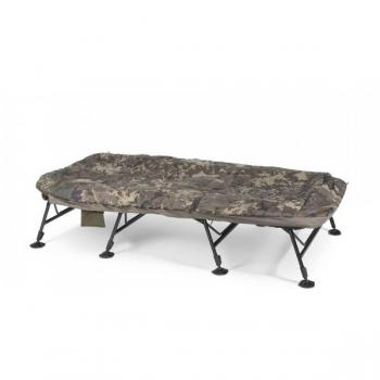 Sistema de Dormir Nash Indulgence HD40 Camo Wide con 8 Patas y Cobertor para Carpfishing