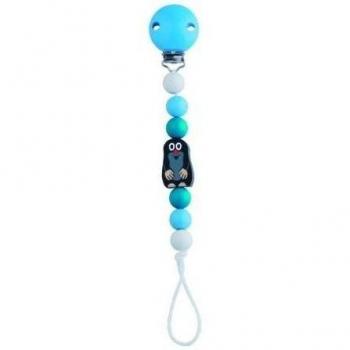 DETOA - Clip para chupete con topo para bebé, color azul