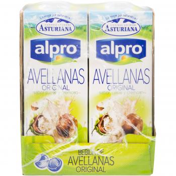 Alpro Central Lechera Asturiana Bebida de Avellana - Paquete de 8 x 1000 ml - Total: 8000 ml