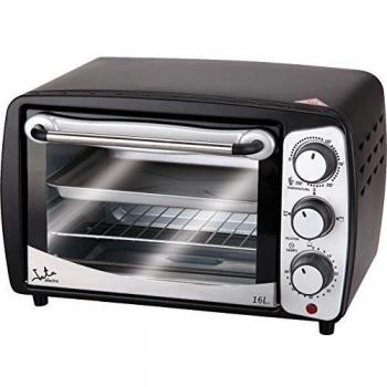 Horno de Sobremesa Jata HN616, 1280W, Capacidad de 16L, Negro