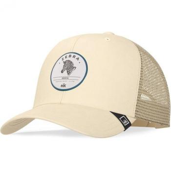 Gorra unisex Zebra Truck Beige con diseño de cebra, color beige, ajuste ajustable en la parte posterior, material transpirable y cómodo para uso diario