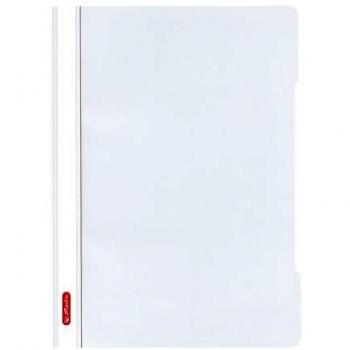 Carpeta Rápida Herlitz A4 de Calidad en PP, Blanca