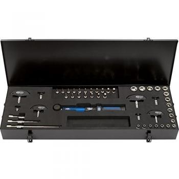 KS Tools 516.1425 3/8 Conjunto de herramientas ERGOTORQUE®precision de 10-50 Nm para llave dinamométrica, 41 pzs