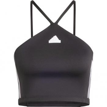 Camiseta tirantes adidas tiro cut 3 bandas summer triangle mujer negro