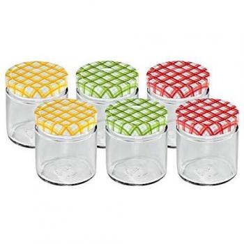 Tarros de Conserva de Vidrio Tescoma Della Casa 200 ml, 6 unidades