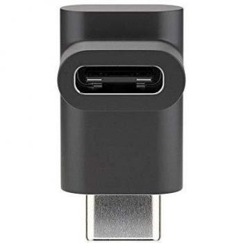 Adaptador Goobay USB-C a 2x USB-C Negro
