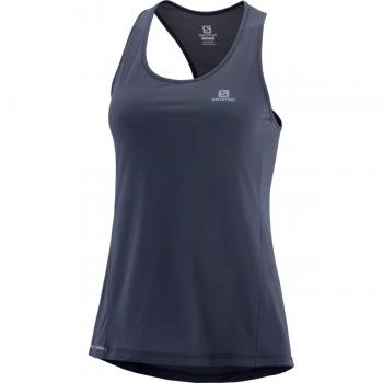 SALOMON Agile Tank, Mujer, Graphite, XS