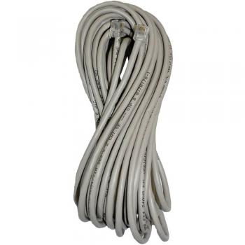 Cable RJ12 UTP de 10m para BMV - Accesorio de batería, color gris
