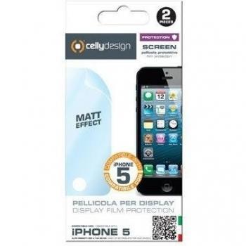 Celly SCREEN185M - Protector de pantalla para Apple iPhone 5/5S