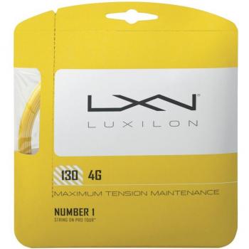 Luxilon 4G High Durability Tennis String Set 12.2m - Yellow 1.30mm