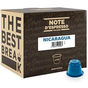 Note d'Espresso - Nicaragua - Cápsulas de Café - Compatibles con Cafeteras NESPRESSO* - 100 caps