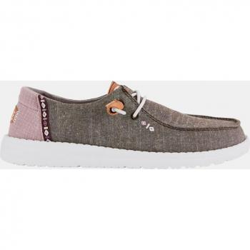 Zapatos cómodos Hey Dude Wendy Chambray Boho 40729-001 Marrón 38 Mujer