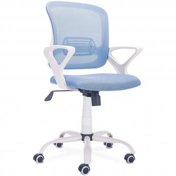 Adec - Brisa, Silla de Escritorio giratoria, Silla de Oficina, Silla despacho con Ruedas Color Azul Claro, Medidas: 60 x 93-101 x 60 cm de Fondo