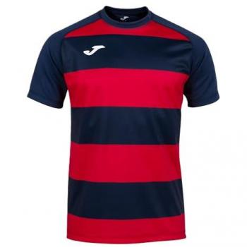 Camiseta de manga corta para hombre Joma Pro Rugby II en color marino y rojo, talla 2XL, unisex-adulto