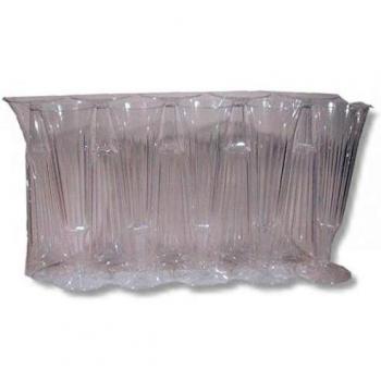 Copas de champán de plástico transparente de 10unidades 10cl