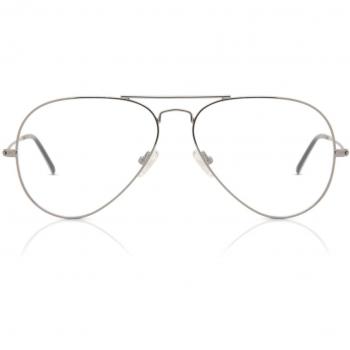Pilot Montura Completa Metálico Gunmetal Gafas Recetadas para Hombre - Gafas Anti-Azules - SmartBuy Collection