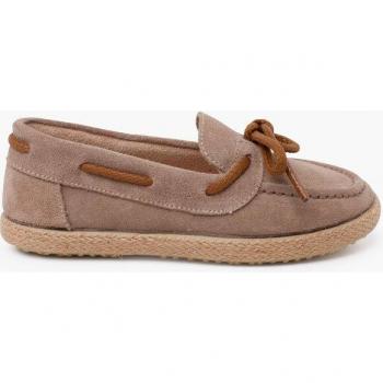 Mocasines de niños de serraje con suela de yute