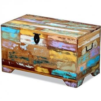 vidaXL Storage Chest Solid Reclaimed Wood