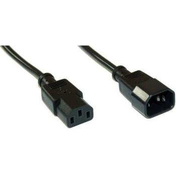 Cable de extensión InLine C13 a C14, 1m, color negro