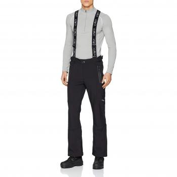 CMP Ski Trousers Male Black Size M Outdoor Pants with Reflective Details
