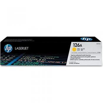 HP 126A Yellow Original LaserJet Toner Cartridge (CE312A)