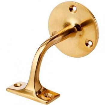 Bulk Hardware BH02581 Soporte para pasamanos de latón Macizo