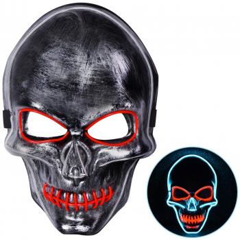 Joyjoz Halloween Mascara LED Mask para Adultos y niños, Mascaras de la Purga para Disfraces de Halloween Cosplay Carnaval Fiestas