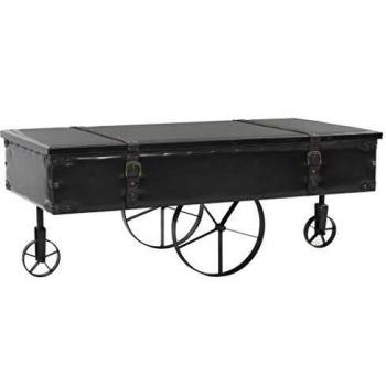 vidaXL Mesa de Centro 110x55x43 cm MDF Abeto Comedor Salón Consola Auxiliar