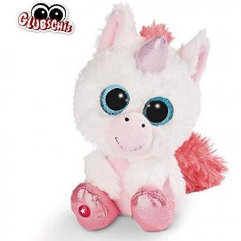 NICI- Unicornio Miky-Free Glubschis Peluche, Multicolor