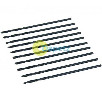 dapetz® HSS Jobber Métricas brocas 10unidades 1mm punta de metal, plástico, madera
