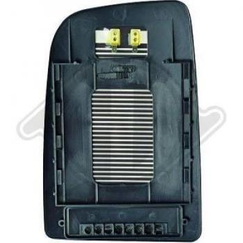 Cristal de espejo retrovisor exterior DIEDERICHS 1663026