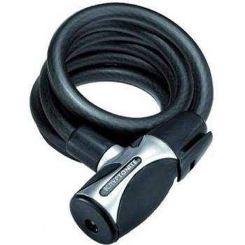 Kryptonite Kryptoflex Coiled Key Cable Lock with Bracket