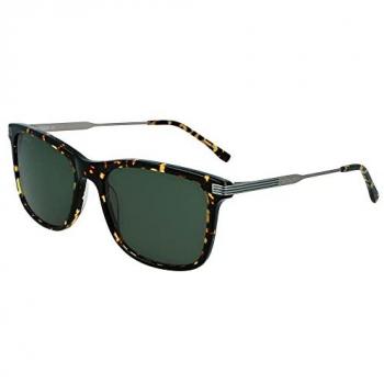 Gafas de Sol Lacoste L960S para Hombre, Marrón Oscuro con Detalles Azules, Talla 56/18/140