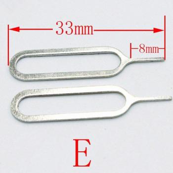 20 Piezas de Aguja Abridora Universal de Metal para Tarjeta SIM - Extractor y Eyectores para Teléfonos Móviles