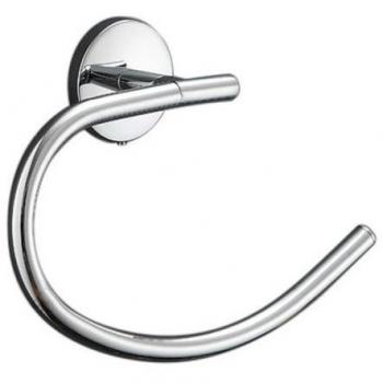 Toallero de barra Confortime en elegante acabado plateado - Bixoto.com