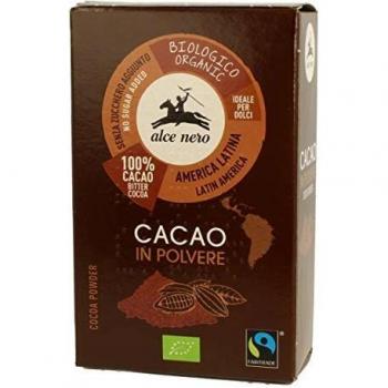 CACAO AMARO BIOLOGICO IN POLVERE 75 GRAMMI ALCE NERO