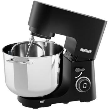 Robot de Cocina Amasadora Heinrichs's 2500W con Cuenco XXL de Acero Inoxidable de 15L, Gancho Doble, Gancho Agitador y Batidor de Varillas - 8 Velocidades
