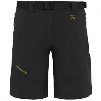 Trangoworld Assy Dn Pant. Corto, Mujer, Negro, L