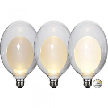Bombilla LED Decorativa Space E27 3,5W D120, Opal, Regulable en 3 Niveles, 2700K, A++
