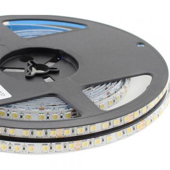LEDBOX Tira LED Blanco Dual SMD3838 de Alta Intensidad, DC24V, 5m (240 Led/m), 90W, IP65