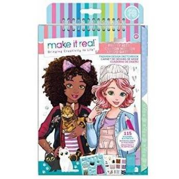 Make it Real 3204 Fashion Design Sketchbook, Multicolour