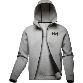 Helly Hansen Men's HP Ocean 2.0 Full-Zip Fleece Jacket - Grey Melange L