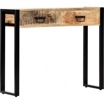 Mesa Consola Madera Maciza de Mango 90 x 30 x 75 cm
