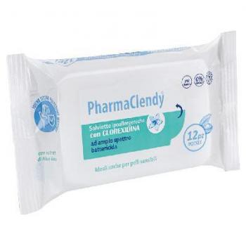 Toallitas Antibacterianas Clendy con Clorhexidina - Paquete de 3 x 12 unidades