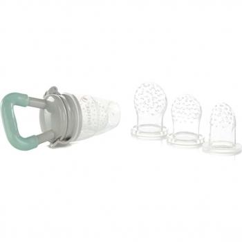 Jané Alimentador Antiahogo de Silicona con 3 Tetinas Evolutivas Mint