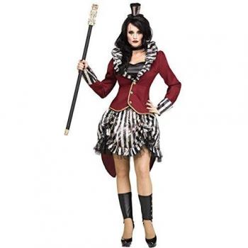 Women's Freakshow Ringmistress Fancy Dress Costume Small/Medium