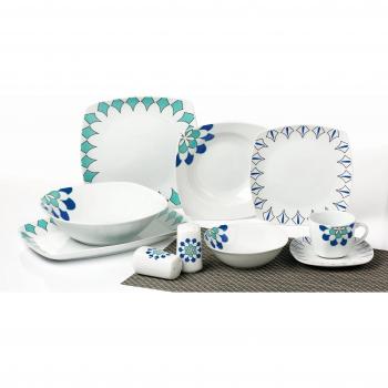 Topkapi TK-981 Elmas - 40 piezas servicio de mesa + conjunto de café, para 6 personas