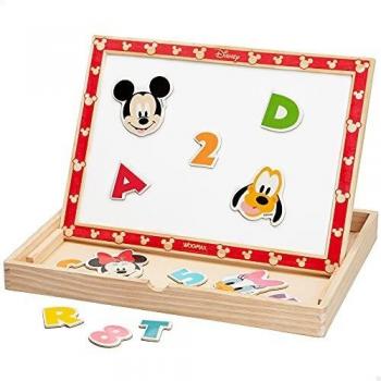 ColorBaby Disney - Woomax-Disney Pizarra magnética Madera 12x9x8cm +3a