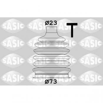 Fuelle de árbol de transmisión SASIC 1906057, tipo CV-joint boot, incluye dos fuelles, abrazaderas y es compatible con diversas marcas y modelos de vehículos